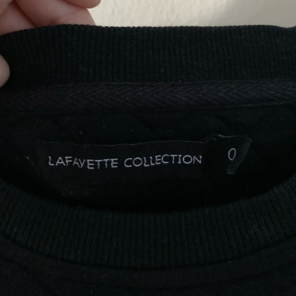 Lafayette Collection // Black Quilted Pullover - Picture 8 of 10